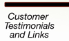 Customer testimonials and links